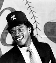 Rickey Henderson on Yankees