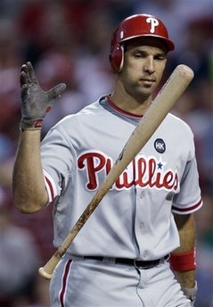 Raul Ibanez of the Phillies